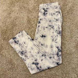 90 Degree By Reflex Marble Pattern Leggings, Large